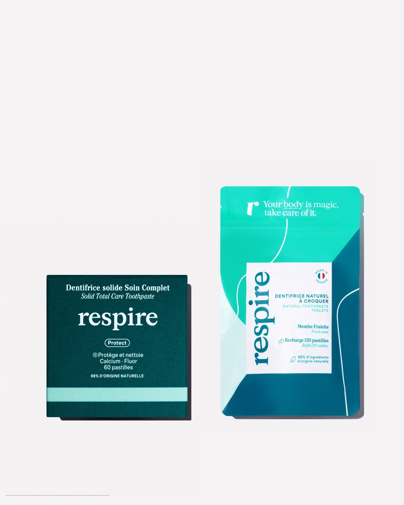 Dentifrice Soin Complet solide et sa recharge